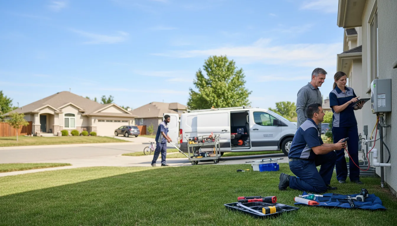 Tankless water heater service in Delaware, OK